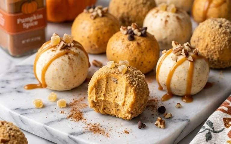 No-Bake Pumpkin Cheesecake Balls – Easy Recipe