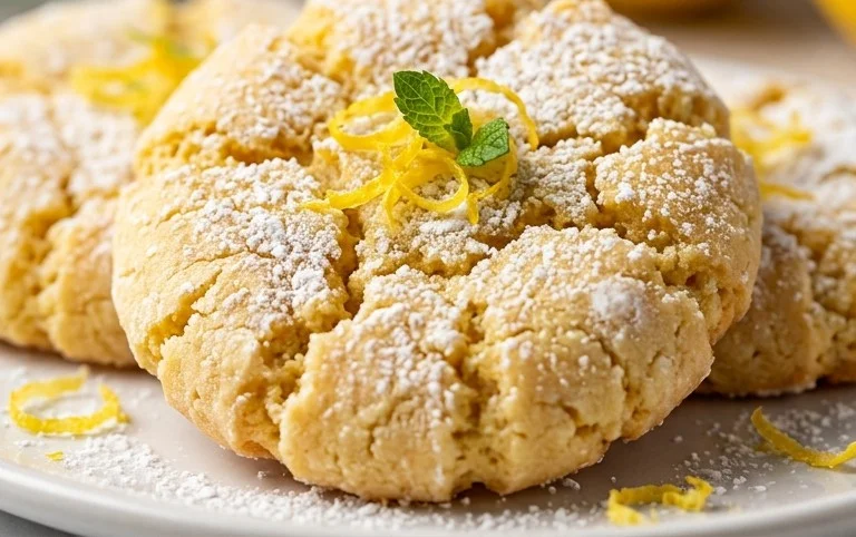Lemon Crinkle Cookies
