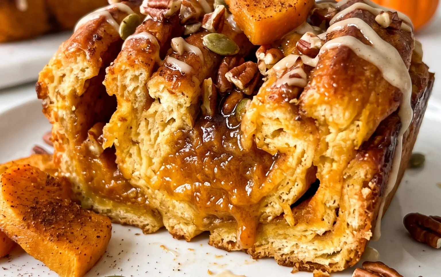 Easy Pumpkin Pull-Apart Loaf