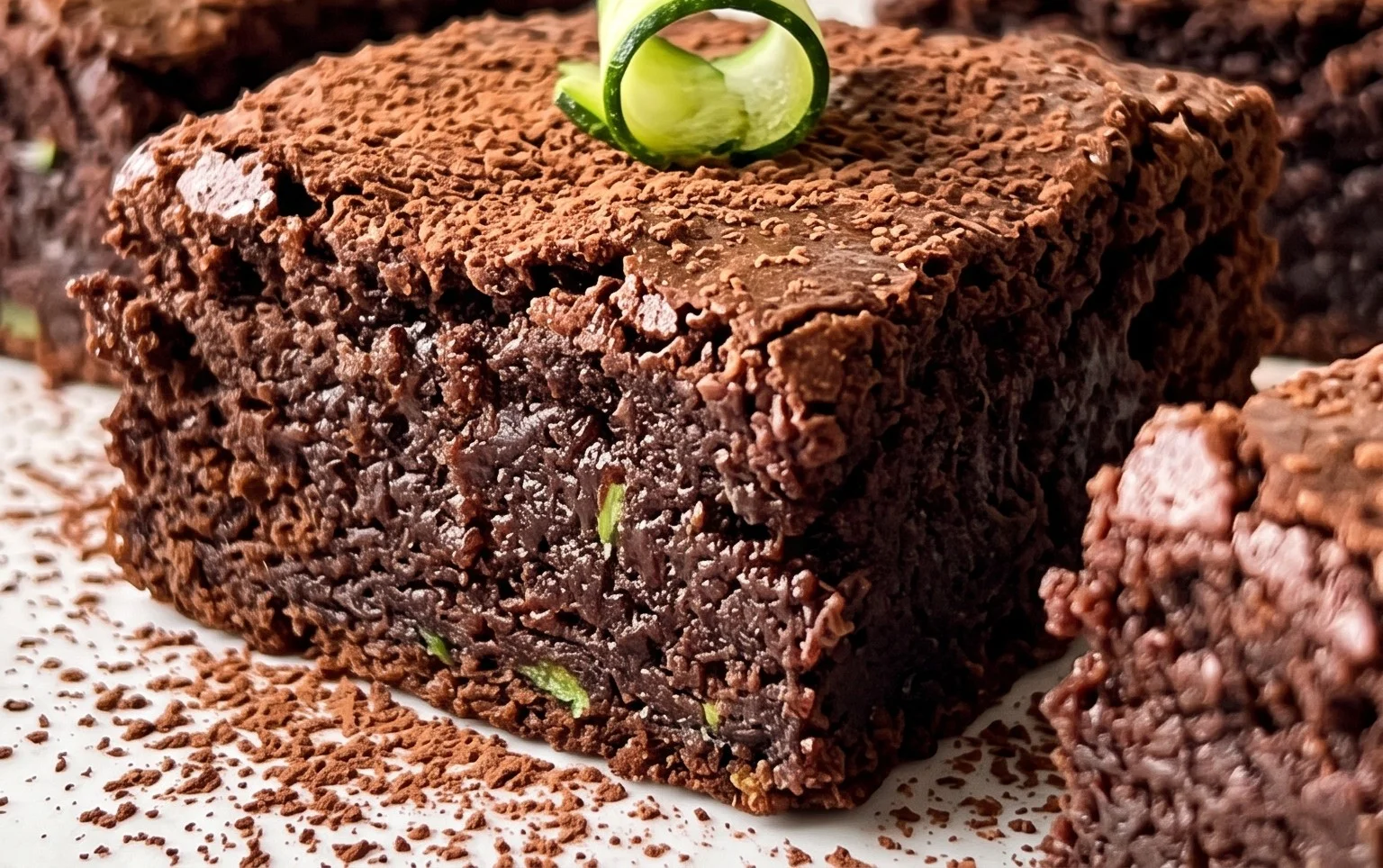 Secretly Healthy Zucchini Brownies