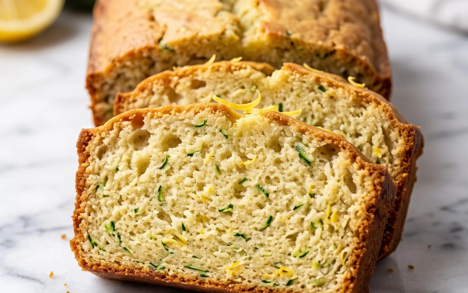 Lemon Zucchini Bread- Zesty & Moist Garden Treat