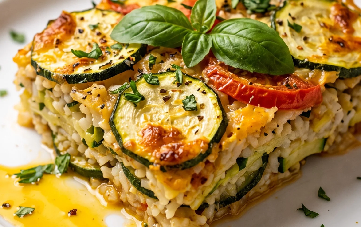 Julia Child's Zucchini and Rice Gratin (Tian de Courgettes au Riz)