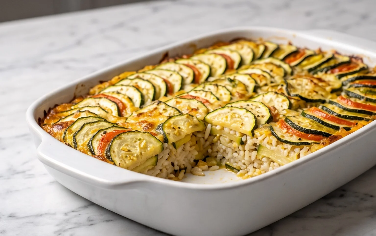 Julia Child’s Zucchini Rice Gratin – Classic Comfort Food