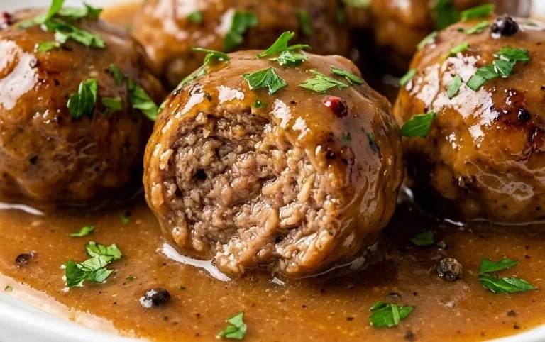 Meatballs and Gravy