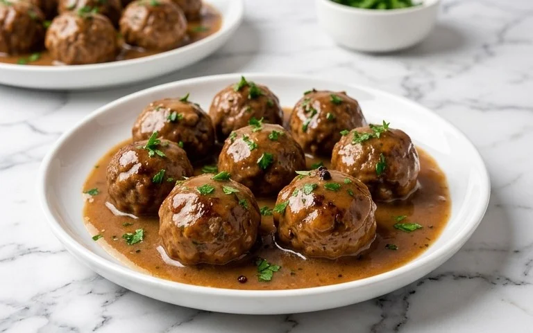 Comforting Meatballs and Gravy Recipe