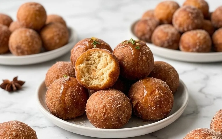 Easy Apple Cider Donut Holes Recipe