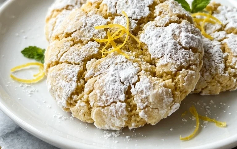 Lemon Crinkle Cookies
