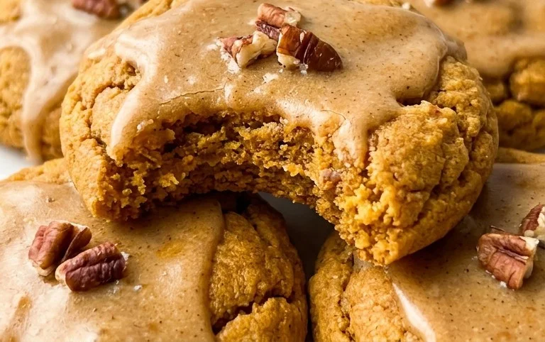 chewy maple pumpkin cookies